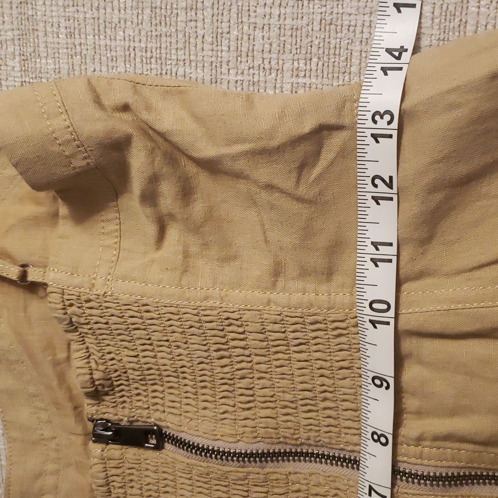 New Banana Republic Mind Dress Sz 4 Tan color - Picture 7 of 12